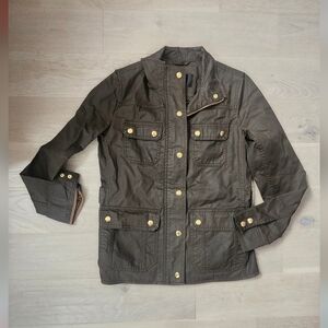 J.Crew The Downtown Field Jacket Size XS Dark Green